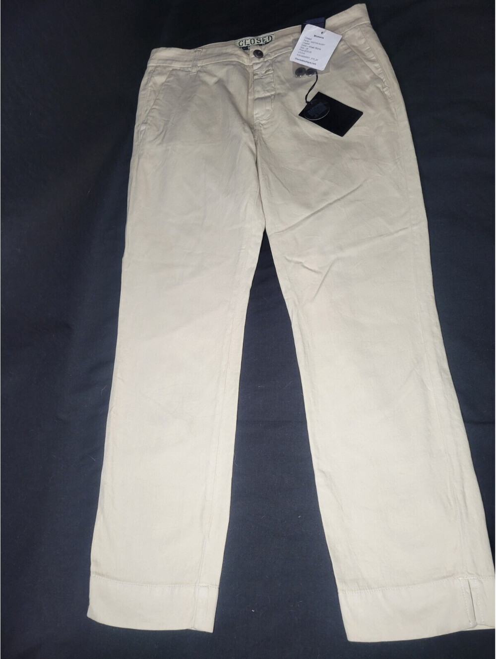 CLOSED Womens Chino Pants Winston Short in Khaki Stone Size 26    *NEW*